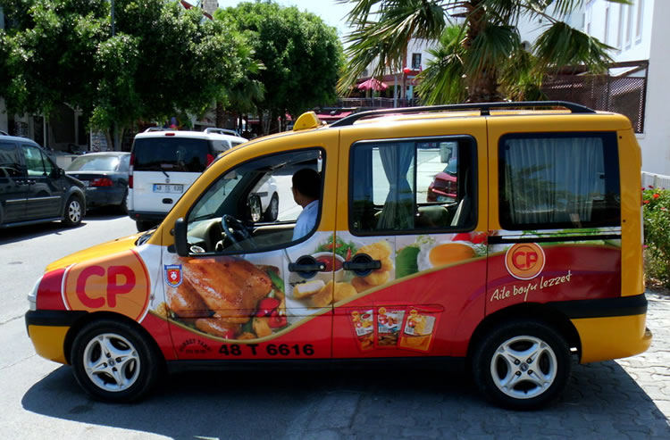Bodrum Taksi Reklam Giydirme