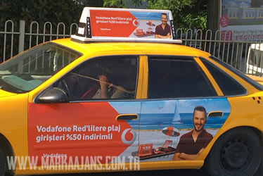Bodrum Taksi Tepe Reklam