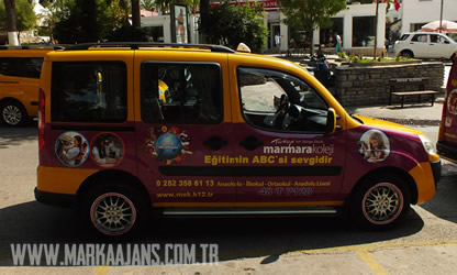 Bodrumda Taksi Reklam