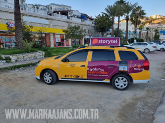 Işıklı taksi tabela