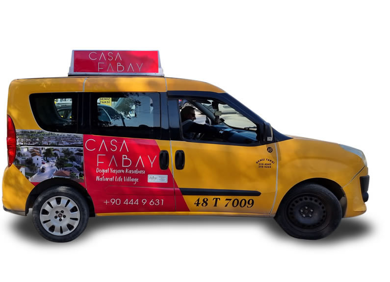Casa Fabay Bodrum Taksi Reklam