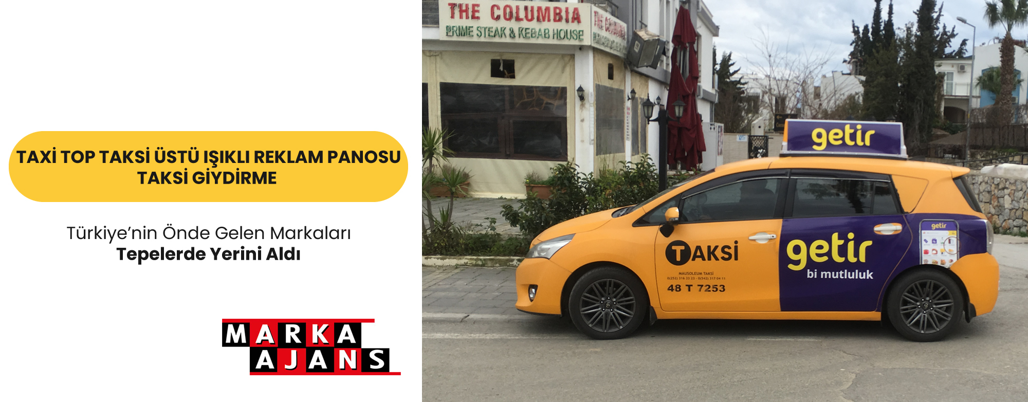 Getir Taksi Reklam Bodrum