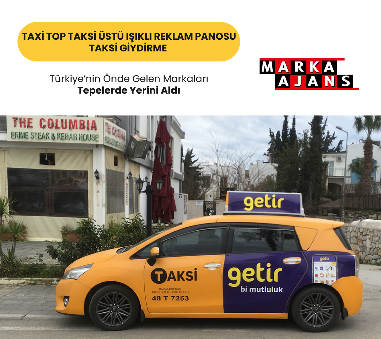 Getir Taksi Reklam Bodrum