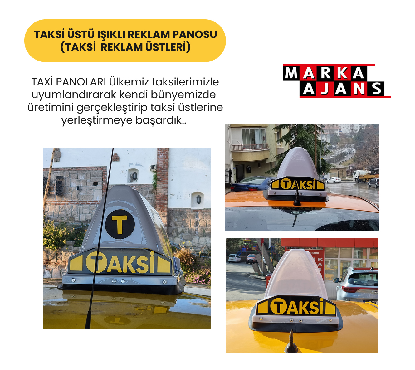 Taksi Işıklı Pano